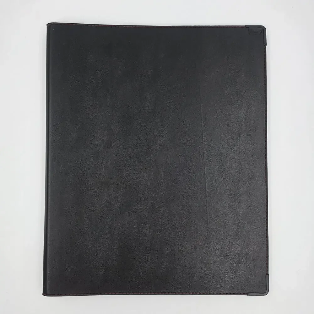 PRAT PARIS Black Leather 11x14 Photo Art Presentation Portfolio Book